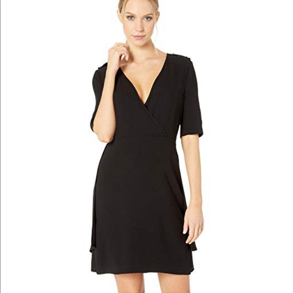 BCBGMAXAZRIA Esmerelda Wrap Front Dress